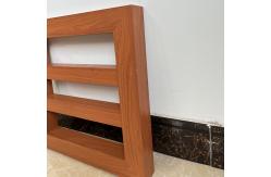 China Extruded Baffle Aluminum Screen With Profile Size 400x400mm Inner Baffle 40x40mm supplier