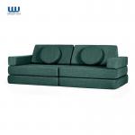 10 Piece Modular Play Couch With Microsuede Fabric And YKK Zipper for sale