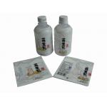 Peanut Milk Bottle Heat Shrink Sleeve Labels Printed Milk , White Pvc for sale