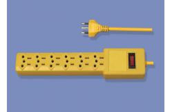China 2500W Single Switch Fuse Electrical Extension Cord , Power Extension Socket supplier