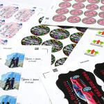 Customized Shape Adhesive Label Sticker With Offset Printing / Digital Printing for sale
