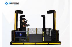 China Automatic Lift Virtual Reality Simulator 4 Players 9D Gun Shooting Game supplier