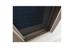 China Flush PVC Anthracite Double Glazed Windows With Grill 2.28 Inch supplier