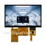 4.3 Industrial TFT LCD IPS Display 480x272 with Capacitive Touch for sale