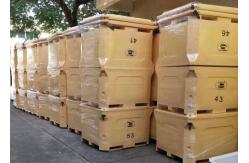 China Plastic Rotational Molding 1000L Dry Ice Cold Box For Seafood supplier