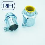 EMT Connector Set Screw Type NPT thread to box For Professional Electrical Installations for sale