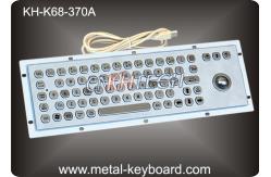 China IP65 Explosion Proof Keyboard , Metal Industrial Keyboard With Trackball supplier