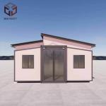 Prebuilt Flat Pack Modular Buildings Prefab Expandable House Customized for sale