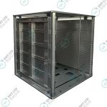 China Aluminium ESD Magazine Rack Snap-fit Adjustable Style 535*530*570MM factory