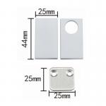 CE Concealed Aluminium Automatic Door Bottom Seals With EPDM Rubber Raven Rp70