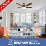 Retro Ceiling Fan Trending New 5 MDF Blades With Lights Traditional Pull Chain for sale