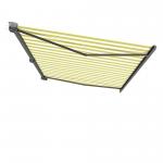 Outdoor Luxury Full Cassette Retractable Awning With Motor and LED Light Customize Awnings for sale
