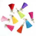 Zinc Alloy Lobster Clasp Metal Accessories Tassel Pendants For Keychain Dangle