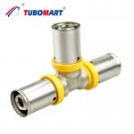 Polyethylene Aluminum Press Pex Gas Pipe Fittings Pressure Connection Fitting