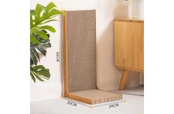 China OEM L Shape Cat Scratcher Detachable Vertical Cardboard Cat Scratcher supplier
