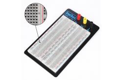 China 1660 Points Electronic Solderless Breadboard Transparent Prototyping Board supplier