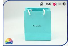 China Embossing Matte Lamination Special Reusable Paper Bag Customized Logo With Handle supplier