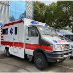 Professional Emergency Ambulance Car 4x4 Drive Type EURO 5 Iveco Ambulance for sale
