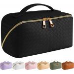 Large Capacity Travel Cosmetic Makeup Bag PU Leather Waterproof for sale