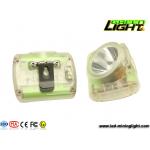 Transparent 0.4W 13000Lux 6.2Ah Cordless Mining Lights
