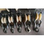 Angled Cross Arm Mounted Hook Style Conductor Stringing Blocks