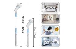 China APS PP Electric Cordless Shower Scrubber For Cleaning supplier