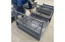 China Convenient And Efficient Storage Stackable Pallet Cages 50mm X 50mm Mesh supplier