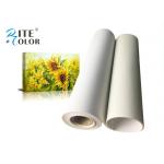 Polyester Cotton Blend Inkjet Canvas Photo Paper Waterproof Coated For Printer