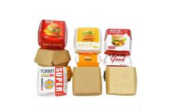 China Customized Disposable Burger Box with Fries  Sustainable Takeaway Sandwich Container supplier