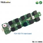 Telecontrol F24-10D industrial remote control system emitter main board with 10 dual speed buttons for sale