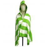 Quick Dry Microfiber Surf Poncho Changing Towel Robe With Hood And Front Pocket