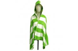 China Quick Dry Microfiber Surf Poncho Changing Towel Robe With Hood And Front Pocket supplier