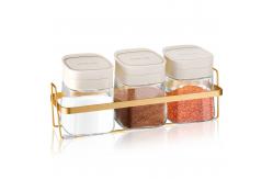China Kitchen Seasoning Spice Tools Condiment Jar Set 300ml 10 Ounces Easy Install supplier