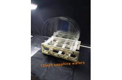 China 12inch 300mm No Notch Sapphire Substrate Wafer Crystal Glass High Optical Transmittance supplier