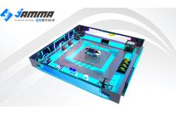 China Multi Players Virtual Reality Center Custom Indoor 100 Sqm Electic System supplier