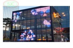 China 1R1G1B Transparent LED Drapery Display IP43 62500 Dots/Sqm 3 Year Warranty supplier