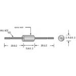 MF54 Plastic Package Diode Temperature Measurement NTC Temperature Thermistor