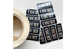 China Printing Foil PET Custom Label Stickers For Business Logo Packaging supplier