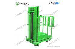 China Low - Noise Aerial Order Picker 4m Mobile Cargo Stacker Semi Electric supplier