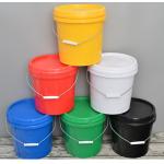 0.8-1.5mm Thickness Round Plastic Bucket With Smooth Surface And As Required Logo for sale