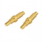 Male Brass Dual Header POGO Pin Spring Loaded Pins With Customized Contact Material for sale
