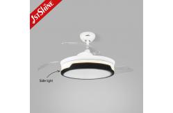 China 220V 3 Plastic Blades DC Motor Retractable Ceiling Fan With Side Light supplier