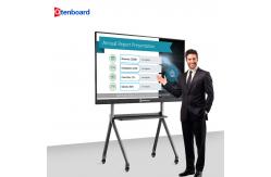 China Qtenboard Wall-Mount 4K Original A+ 40-Point Touch Smart Board Whiteboard supplier