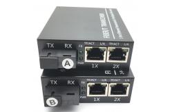 China 1000 Mbps Fiber Optic Transceiver Media conversion STP Supporting AC 220V supplier