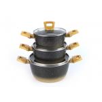 Aluminium Alloy 3003 LFGB 10L Die Cast Colored Pots And Pans for sale
