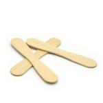 Bulk Ice Cream Paddle Spoon Wooden Ice Cream Taster Spoons 3inch 1000pcs for sale