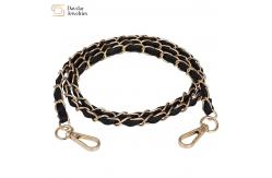 China Crossbody Shoulder Replacement Leather Chain Strap With Buckle supplier