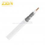 14 AWG CCS Conductor RG11 Coaxial Cable Quad Shield with CMR Rated PVC Jacket for sale