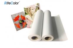 China Wide Format Inkjet Printable Canvas , 260gsm Matte Polyester Canvas Fabric supplier