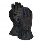 S-2XL black Leather Snowboard Gloves / Two In One Gloves for sale